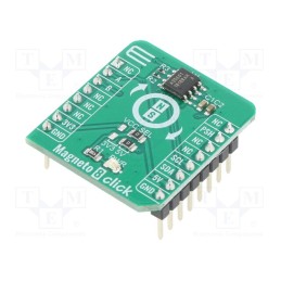1 pcs x MIKROE - MAGNETO 8 CLICK - Click board, magnetic field sensor, GPIO,I2C, AS5601