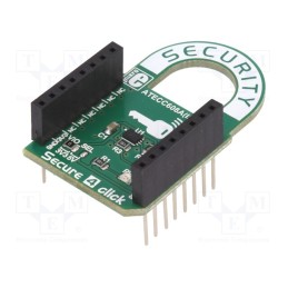 1 pcs x MIKROE - SECURE 4 CLICK - Click board, encrypting, I2C, ATECC608A, prototype board