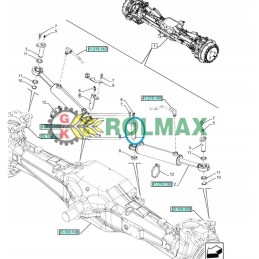 Steering actuator pin New Holland Case 48078386