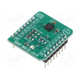1 pcs x MIKROE - 6DOF IMU 6 CLICK - Click board, accelerometer,gyroscope, I2C,SPI, ICM-20689, 3.3VDC