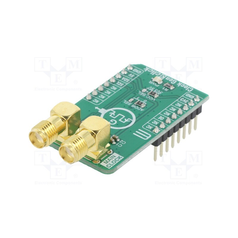 1 pcs x MIKROE - CLOCK GEN 3 CLICK - Click board, generator, GPIO,I2C, LTC6904, prototype board