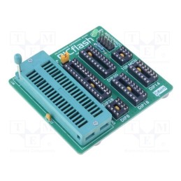 1 pcs x MIKROE - PICFLASH ADAPTER - Multiadapter, IDC10,ZIF 40pin socket, base board