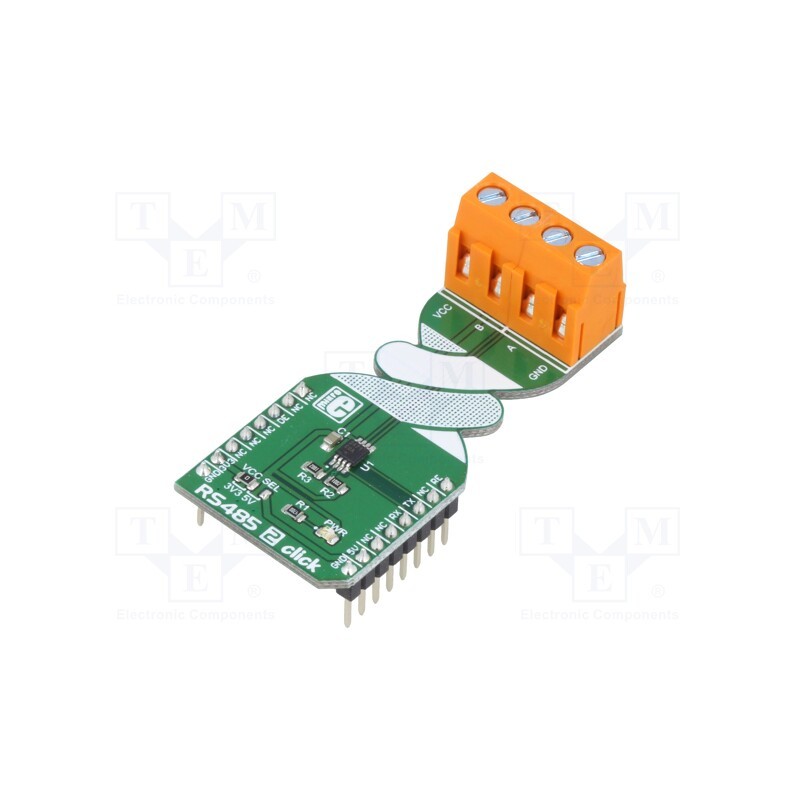 1 pcs x MIKROE - RS485 2 CLICK - Click board, transceiver, UART, MAX3471, prototype board