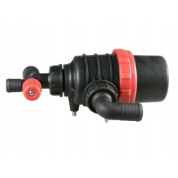 Small pump suction filter with outlets for fi cables