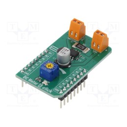 1 pcs x MIKROE - DC MOTOR 6 CLICK - Click board, motor driver, GPIO, TB67H451FNG, prototype board