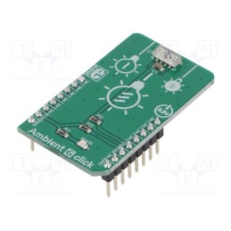 1 pcs x MIKROE - AMBIENT 6 CLICK - Click board, lighting sensor, I2C, VEML7700, prototype board