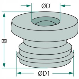 Tank cap 12mm 13mm 22mm granite