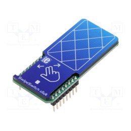 1 pcs x MIKROE - SWIPESWITCH CLICK - Click board, touch sensor,proximity sensor, I2C, IQS266, 3.3VDC