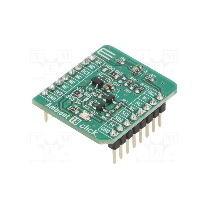1 pcs x MIKROE - AMBIENT 18 CLICK - Click board, lighting sensor, analog,GPIO,I2C, BH1680FVC