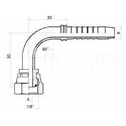 Dkr 90 forging dn6 1 2sn g1 8 x10 hydrolider