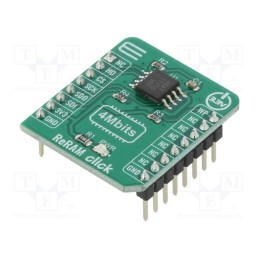 1 pcs x MIKROE - RERAM CLICK - Click board, ReRam memory, SPI, MB85AS4MT, prototype board