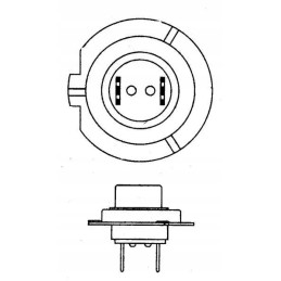 Halogen bulb h7 12v 55w px26d safra