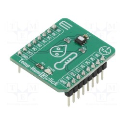 1 pcs x MIKROE - TEMP&HUM 13 CLICK - Click board, humidity/temperature sensor, I2C, HTU21DF, 3.3VDC