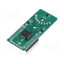 1 pcs x MIKROE - TMR MIX-SENS CLICK - Click board, magnetic field sensor, analog,GPIO, 3.3VDC,5VDC