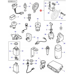 Va067977 horn mounting bracket
