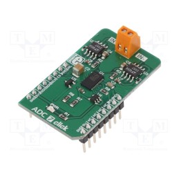 1 pcs x MIKROE - ADC 7 CLICK - Click board, A/D converter, SPI, LTC2500-32, prototype board