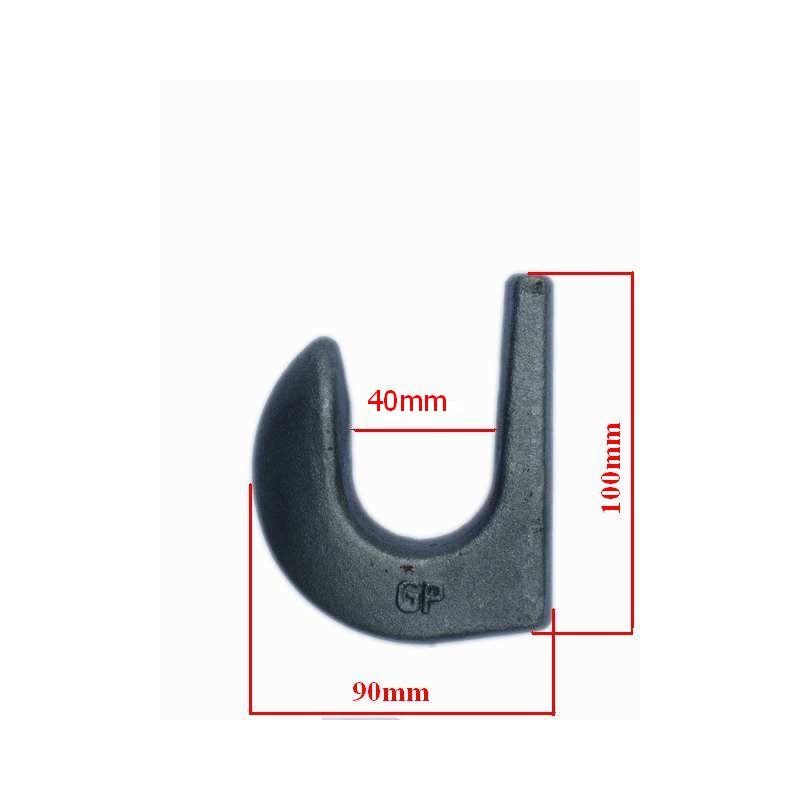 Hook, hook, loader's eye, forged grapple