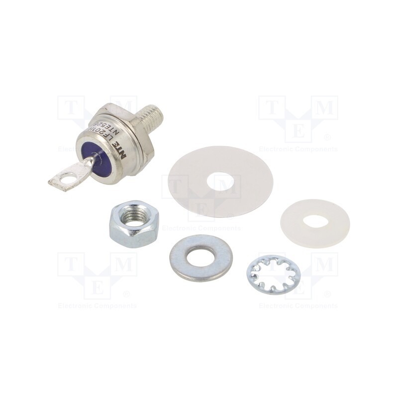 1 pcs x NTE Electronics - NTE5283A - Diode: Zener, 50W, 82V, DO5, screw type, , anode to stud, 10uA