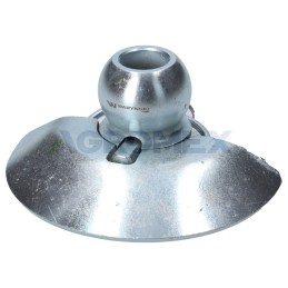 Ball with collar, hardened, category 1, 44x22 Warynski