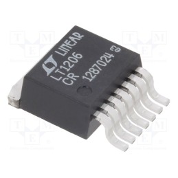 1 pcs x Analog Devices - LT1206CRPBF - IC: operational amplifier, 60MHz, Ch: 1, D2PAK-7