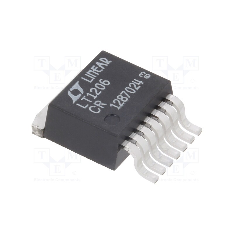 1 pcs x Analog Devices - LT1206CRPBF - IC: operational amplifier, 60MHz, Ch: 1, D2PAK-7