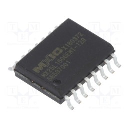 3 pcs x MACRONIX INTERNATIONAL - MX25L1606EMI-12G/TUBE - IC: FLASH memory, 16MbFLASH, SPI, 86MHz, 2.7÷3.6V, SOP16, serial