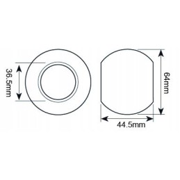 Balls for lower drawbars, category 3 3, black 148193