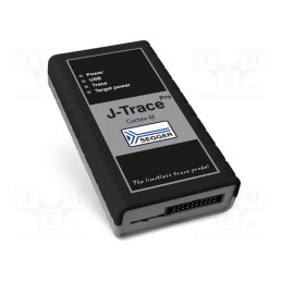 1 pcs x SEGGER MICROCONTROLLER - 8.18.00 J-TRACE PRO CORTEX-M - Programmer: trace probe, ARM Cortex M, 1.2÷5VDC, 123x68x30mm