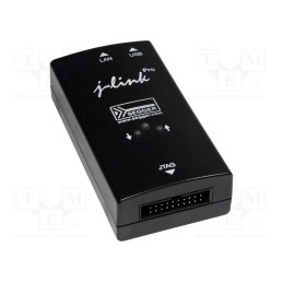 1 pcs x SEGGER MICROCONTROLLER - 8.12.00 J-LINK PRO - Programmer: debugger, 1.2÷5VDC, 20pin,RJ45,USB B, 100x53x27mm