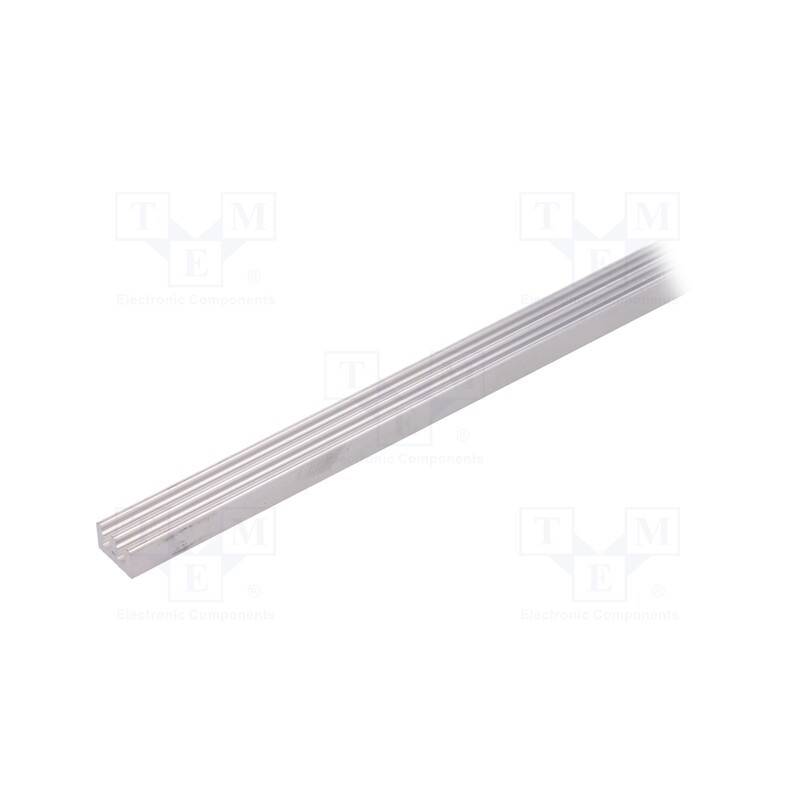 1 pcs x FISCHER ELEKTRONIK - SK 646 1000 SA - Heatsink: extruded, grilled, black, L: 1000mm, W: 10mm, H: 6mm