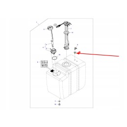 6265256m1 ad blue cable grommet