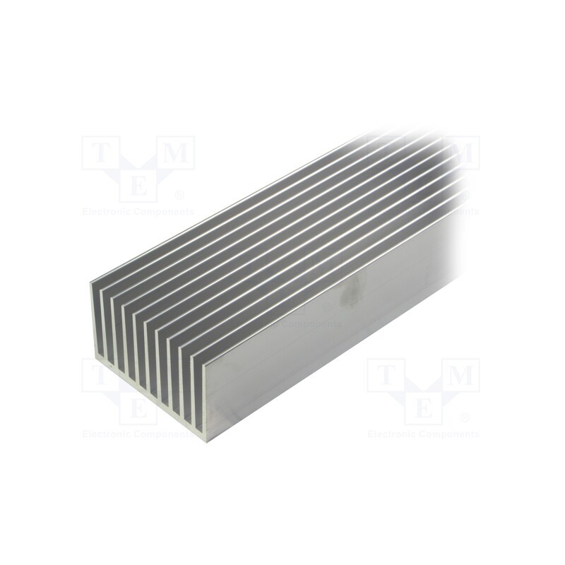 1 pcs x FISCHER ELEKTRONIK - SK 644 1000 AL - Heatsink: extruded, grilled, natural, L: 1000mm, W: 100mm, H: 60mm