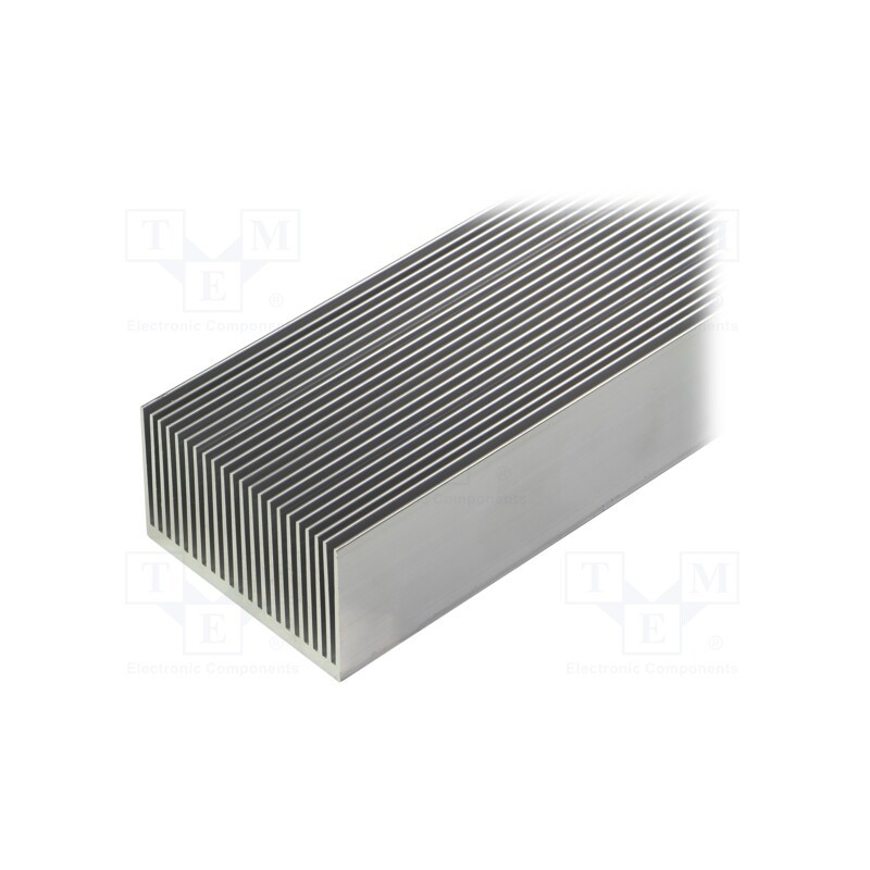 1 pcs x FISCHER ELEKTRONIK - SK 628 1000 AL - Heatsink: extruded, grilled, natural, L: 1000mm, W: 75mm, H: 45mm