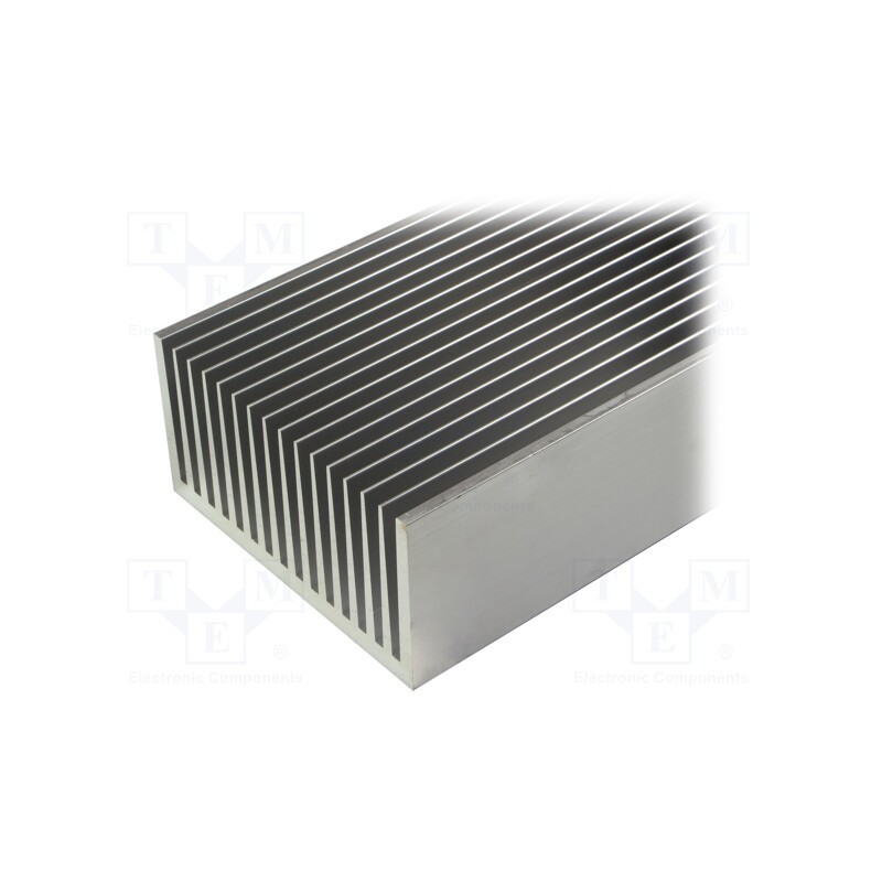 1 pcs x FISCHER ELEKTRONIK - SK 627 1000 AL - Heatsink: extruded, grilled, natural, L: 1000mm, W: 160mm, H: 82mm