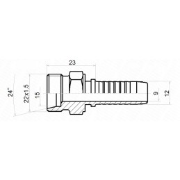 Target forging dn12 1 2sn m22x1 5 x10 hydrolider
