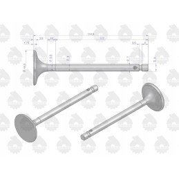 Suction valve c 330 original Ursus, pack of 2 pcs