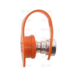 Pom PVC plug 1 4 male flat face coupling 5 pcs