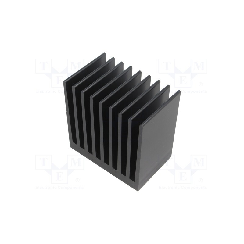 1 pcs x FISCHER ELEKTRONIK - SK 655 50 SA - Heatsink: extruded, grilled, black, L: 50mm, W: 80mm, H: 80mm, 2.3K/W