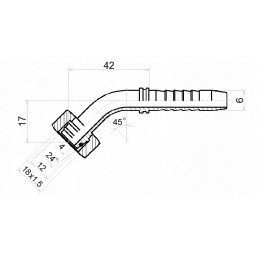 Dkol 45 clamping dn6 1 2sn m18x1 5 x10 hydrolider