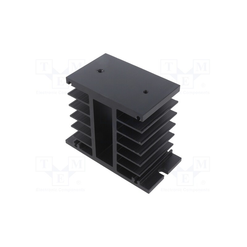 1 pcs x RELPOL - RH17B - Heatsink: extruded, H, black, L: 100mm, W: 49mm, H: 91mm, aluminium