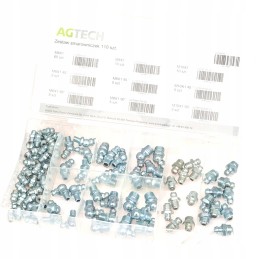 Set of metric grease nipples 110 pcs