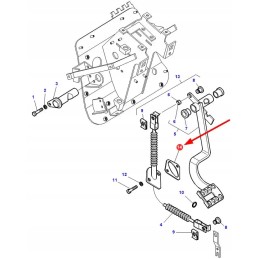 3817124m2 clutch pedal seal
