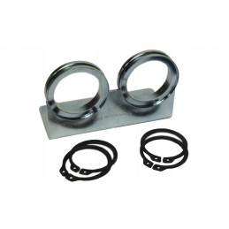 Double mounting bracket for euro quick connectors