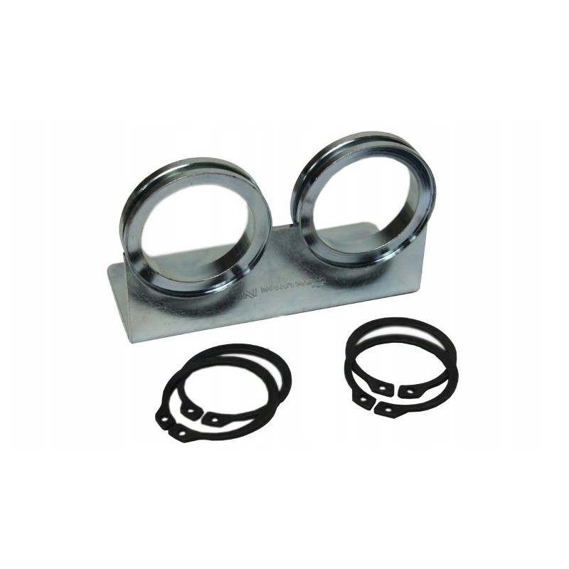 Double mounting bracket for euro quick connectors