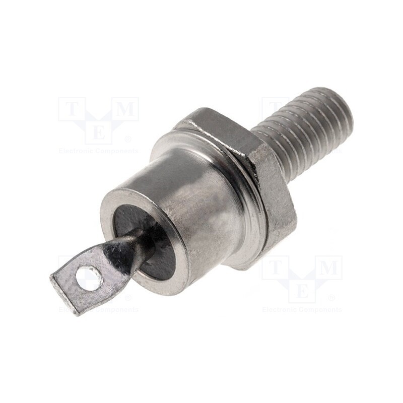 1 pcs x KUBARA LAMINA - D22-20-02-N0 - Diode: rectifying, 200V, 1.5V, 20A, cathode to stud, DO4, M5