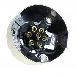 Set of 7-pole electric plug socket