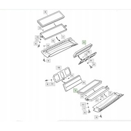 John Deere RE195491 Fleetguard cabin filter