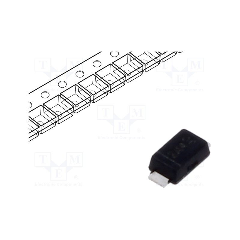 pcs x DIODES INCORPORATED - SBR2A40P1-7 - Diode: Schottky rectifying, SBR®, SMD, 40V, 2A, PowerDI®123