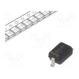 10 pcs x ONSEMI - SZMM3Z2V7T1G - Diode: Zener, 0.3W, 2.7V, SMD, , SOD323, single diode