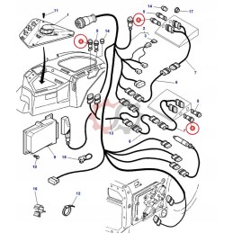 Lift pressure switch 36186100 case ih